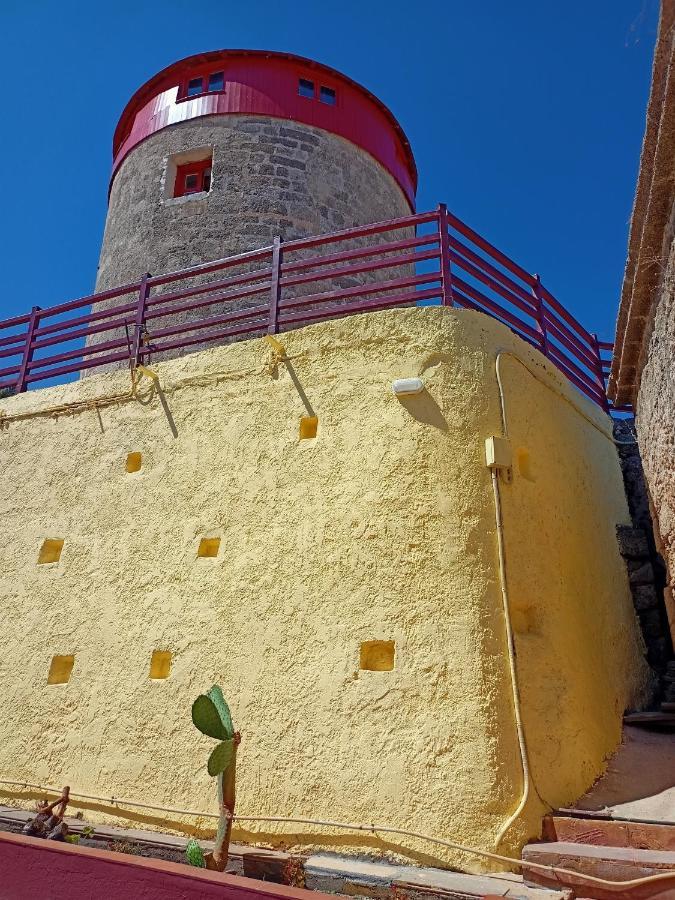 A Medieval Windmill Tower With Magnificent View Rhodes City المظهر الخارجي الصورة