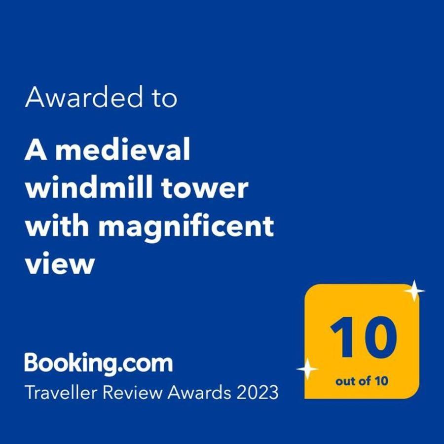 A Medieval Windmill Tower With Magnificent View Rhodes City المظهر الخارجي الصورة